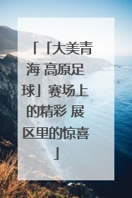「大美青海 高原足球」赛场上的精彩 展区里的惊喜