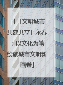 「文明城市 共建共享」永春：以文化为笔 绘就城市文明新画卷