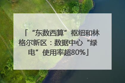 “东数西算”枢纽和林格尔新区：数据中心“绿电”使用率超80%