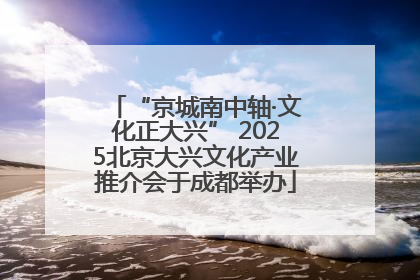 “京城南中轴·文化正大兴” 2025北京大兴文化产业推介会于成都举办