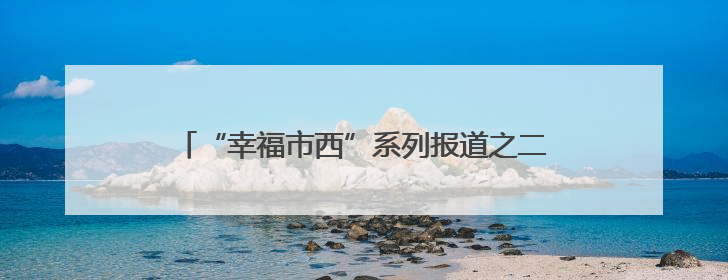 “幸福市西”系列报道之二：盛华路，从“卡脖路”到“景观大道”的华丽转身