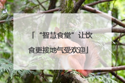 “智慧食堂”让饮食更接地气受欢迎