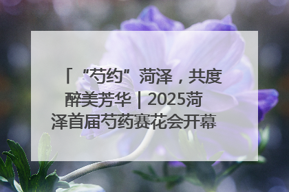 “芍约”菏泽，共度醉美芳华｜2025菏泽首届芍药赛花会开幕，103家企业参赛