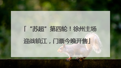 “苏超”第四轮！徐州主场迎战镇江，门票今晚开售