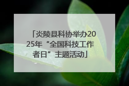 炎陵县科协举办2025年“全国科技工作者日”主题活动