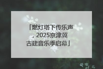 燃灯塔下传乐声，2025京津冀古建音乐季启幕