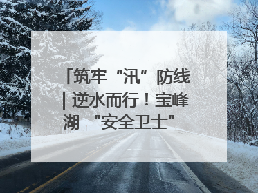 筑牢“汛”防线｜逆水而行！宝峰湖 “安全卫士” 出鞘 防汛应急再添硬核力量
