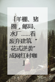 羊棚、猪圈，邮局、水厂……看废弃建筑“花式逆袭”成网红村咖