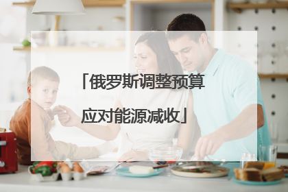 俄罗斯调整预算应对能源减收