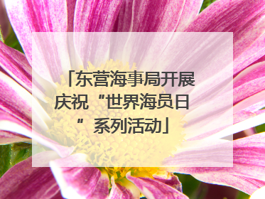 东营海事局开展庆祝“世界海员日”系列活动