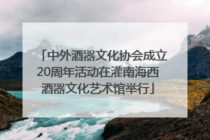 中外酒器文化协会成立20周年活动在灌南海西酒器文化艺术馆举行