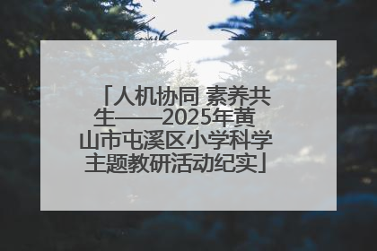 人机协同 素养共生——2025年黄山市屯溪区小学科学主题教研活动纪实