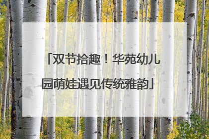 双节拾趣！华苑幼儿园萌娃遇见传统雅韵