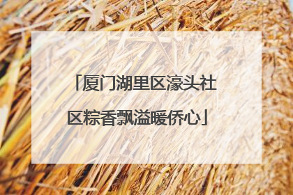 厦门湖里区濠头社区粽香飘溢暖侨心