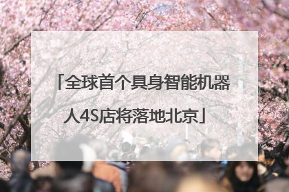 全球首个具身智能机器人4S店将落地北京