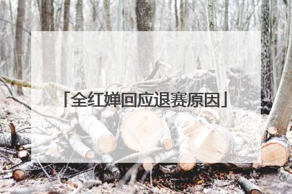全红婵回应退赛原因
