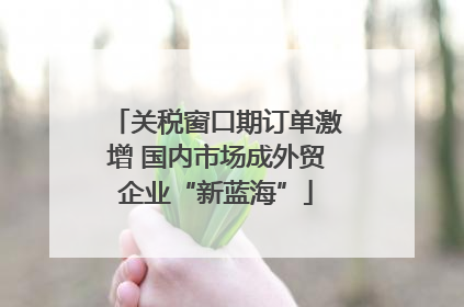关税窗口期订单激增 国内市场成外贸企业“新蓝海”