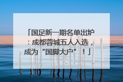 国足新一期名单出炉：成都蓉城五人入选，成为“国脚大户”！