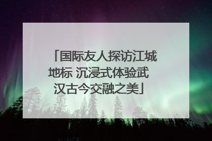 国际友人探访江城地标 沉浸式体验武汉古今交融之美
