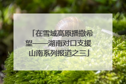 在雪域高原播撒希望——湖南对口支援山南系列报道之三