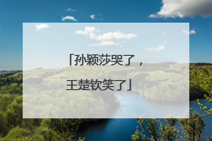 孙颖莎哭了，王楚钦笑了