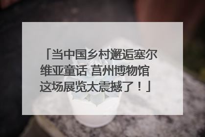 当中国乡村邂逅塞尔维亚童话 莒州博物馆这场展览太震撼了！