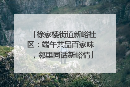 徐家楼街道新峪社区：端午共品百家味，邻里同话新峪情