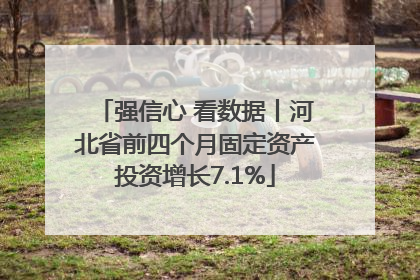 强信心 看数据丨河北省前四个月固定资产投资增长7.1%