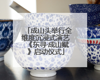 成山头举行全维度沉浸式演艺《东寻·成山赋》启动仪式