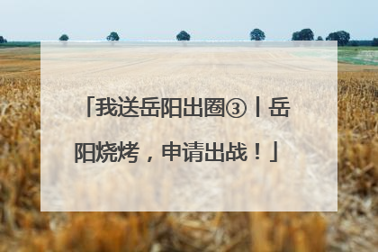 我送岳阳出圈③丨岳阳烧烤，申请出战！