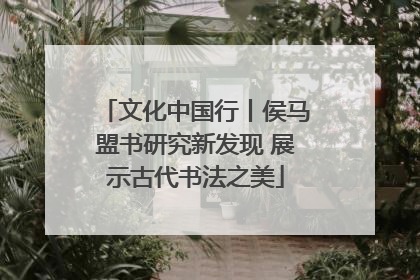 文化中国行丨侯马盟书研究新发现 展示古代书法之美