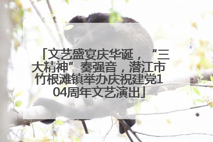 文艺盛宴庆华诞，“三大精神”奏强音，潜江市竹根滩镇举办庆祝建党104周年文艺演出