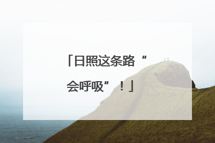 日照这条路“会呼吸”！