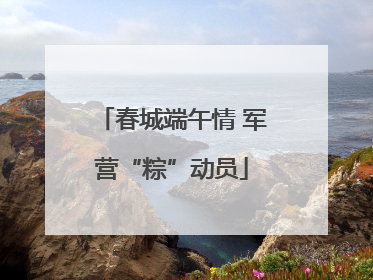 春城端午情 军营“粽”动员