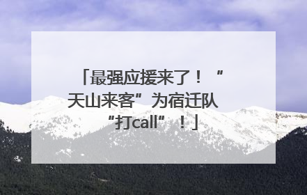 最强应援来了！“天山来客”为宿迁队“打call”！