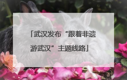 武汉发布“跟着非遗游武汉”主题线路