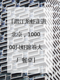 潜江龙虾走进北京，100000只虾席卷大厂餐桌