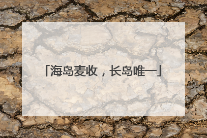 海岛麦收，长岛唯一