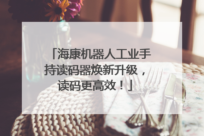 海康机器人工业手持读码器焕新升级，读码更高效！