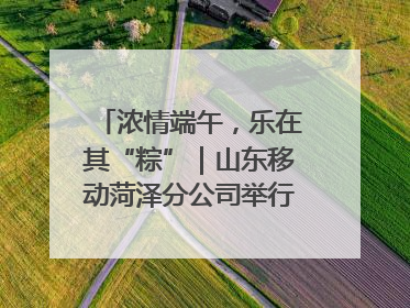 浓情端午，乐在其“粽”｜山东移动菏泽分公司举行端午节主题活动