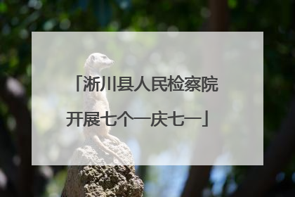 淅川县人民检察院开展七个一庆七一