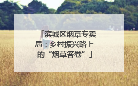 滨城区烟草专卖局：乡村振兴路上的“烟草答卷”