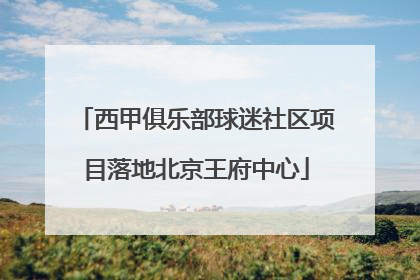 西甲俱乐部球迷社区项目落地北京王府中心