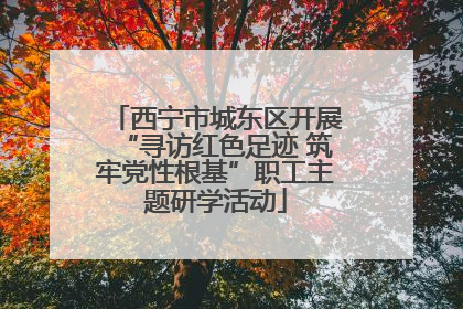 西宁市城东区开展“寻访红色足迹 筑牢党性根基”职工主题研学活动