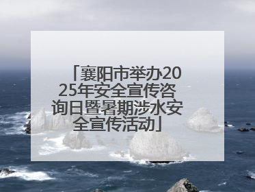 襄阳市举办2025年安全宣传咨询日暨暑期涉水安全宣传活动