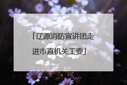 辽源消防宣讲团走进市直机关工委