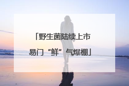 野生菌陆续上市 易门“鲜”气爆棚
