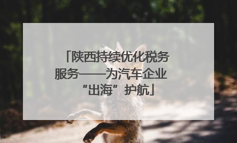 陕西持续优化税务服务——为汽车企业“出海”护航