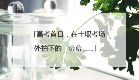 高考首日，在十堰考场外拍下的一幕幕……