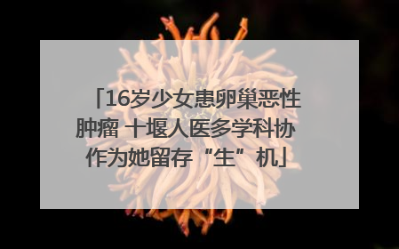 16岁少女患卵巢恶性肿瘤 十堰人医多学科协作为她留存“生”机